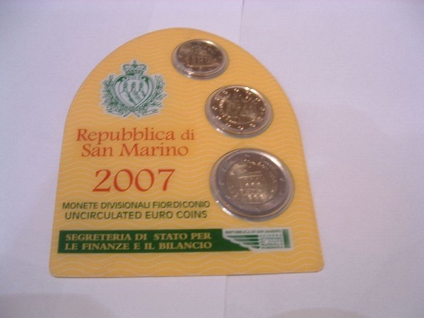 (afbeelding voor) Mini kit San Marino 2007 BU